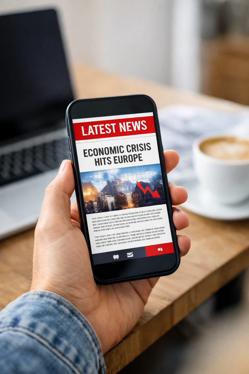 Actualités sur smartphone